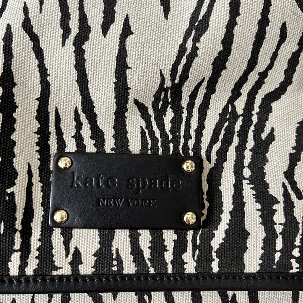 NWT Kate Spade Zebra Diaper Bag